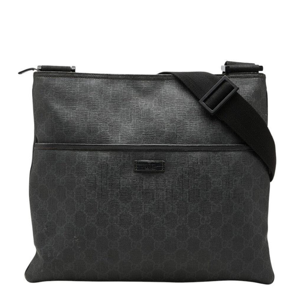 Gucci GG Supreme Shoulder Bag Black